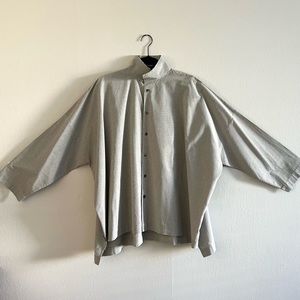 Eskandar Cotton Checkered Shirt